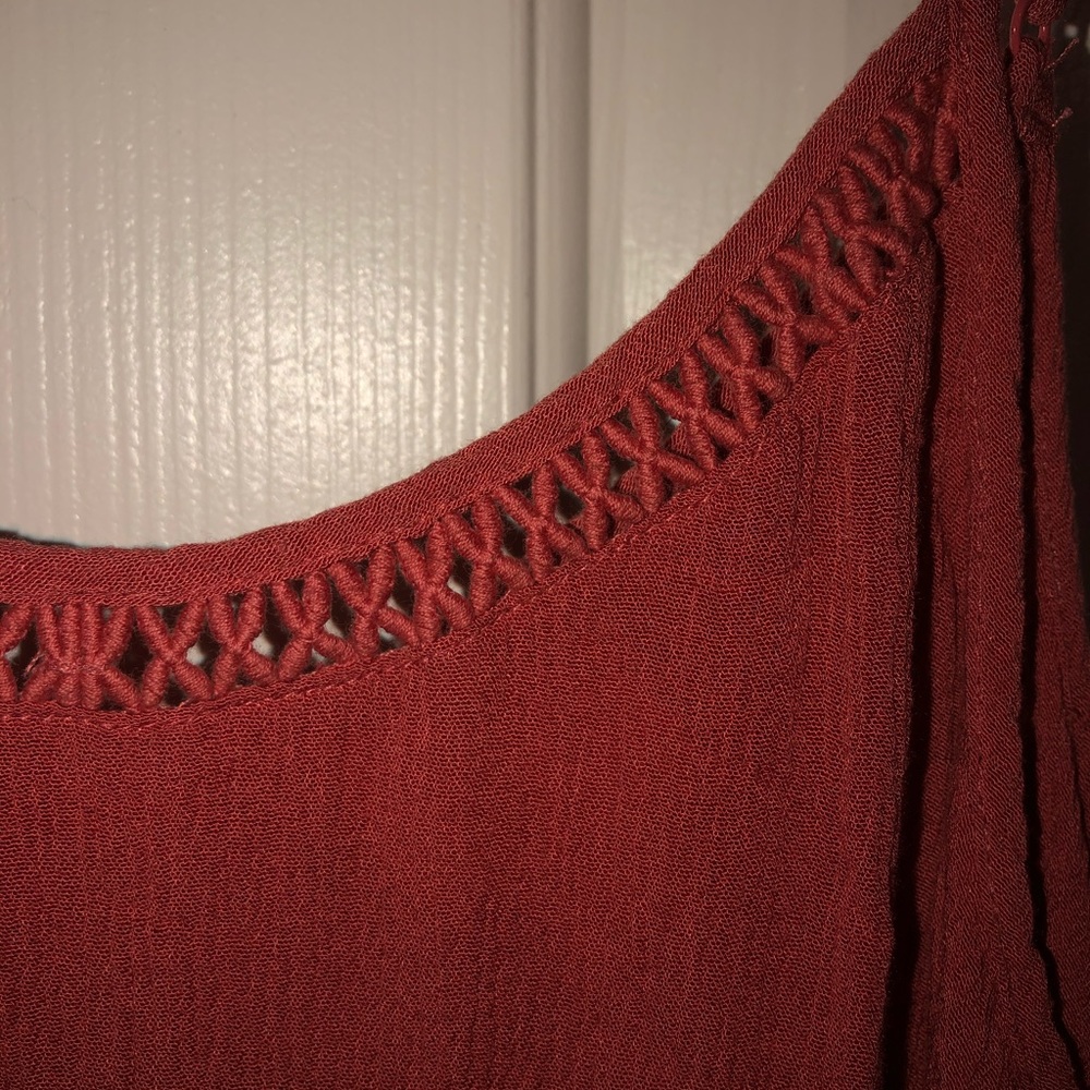 Salmon colored sundress